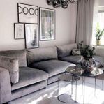 Modulsoffa i sammet