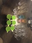 Plastglas till camping/tält 26 st