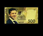 Zelensky guldsedel
