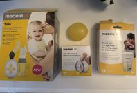 bröstpump Medela och tillbehör