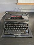 Vintage Olympia skrivmaskin – retroklassiker i fint skick