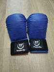 Wansda blue thumb less karate gloves