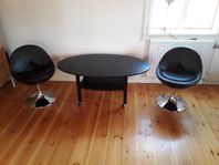 Bord + 2 st stolar