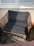 trädgårds/ balkong lounge stol/fåtölj