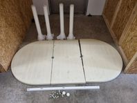 Trädgårdsbord+4 Stolar