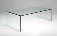 Design soffbord i säkerhetsglas 