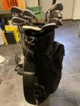 Golfklubbor med bag