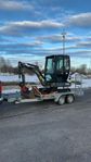 Minigrävare 1,6t uthyres