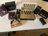 Pedaler för bas, gitarr etc