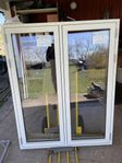 Sidohängt fönster 2 luft 2 rutor