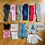 Kit med barnkläder flicka storlek 74