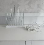 Silverfärgad Adventsljusstake 