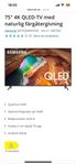 Samsung 75" 4K QLED-TV