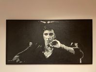 Tavla med Al Pacino från filmen Scarface (Tony Montana)