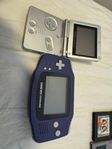 gameboy advance & gameboy advance sp med 17 spel