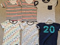 klädpaket I6 st T-shirts strl 128-134