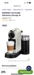 Nespresso kaffemaskin citiZ and Milk, vit