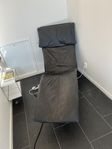 skinnfåtölj 