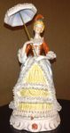 Figurin, porslin, höjd 32 cm