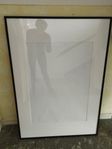 Stor ram (100x70 cm) med passepartout