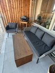UDSTRUP loungeset 3-sits soffa och fotölj 