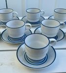 Stig Lindberg kaffekoppar Dart, Gustavsberg