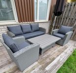 Utemöbler, loungeset VEMB 5-sits