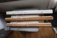 Rullgardin bambu ekfärgad och vit fr Bauhaus 