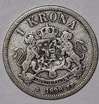 9st 1 Kronor med 80% Silver.