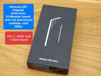 Samsung S25 Kvitto Garanti Skall och Skärmskydd 256gb