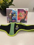 ZUMBA 1 & 2 + midjeband - Nintendo wii