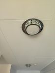 LED-PLAFOND GLOBO MED SPEGELKANT KROM