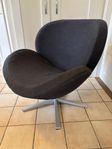BoConcept fåtölj modell Shelly, mörkgrå
