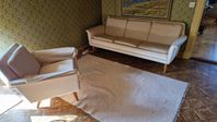 Soffa + fåtölj