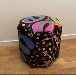 Vintage Sypall Tyg Svart Teheran Josef Frank Svenskt Tenn