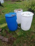 plasttunnor/ oljefatt