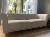 VISKAFORS 3-sits soffa, beige 