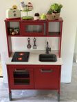 IKEA DUKTIG RÖD SPIS - Leksakskök mat, bakelser, brödrost