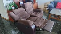 2-sits soffa med recliner – biosoffa