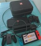 Nintendo Switch med tillbehör