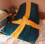 Svenska flaggan 240 x 150 cm för stång 9 - 10 m. 