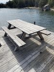 Sittbänk för 8 personer