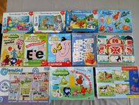 Stort spel- och pusselpaket