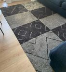 Matta med geometriskt mönster