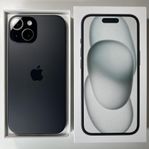 iPhone 15 128GB Svart - 96% Batterihälsa - Kvitto Ingår!