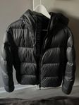 Emporio Armani Grey Puffer Jacka
