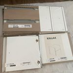 IKEA KALLAX hyllor lådor skåp insatser