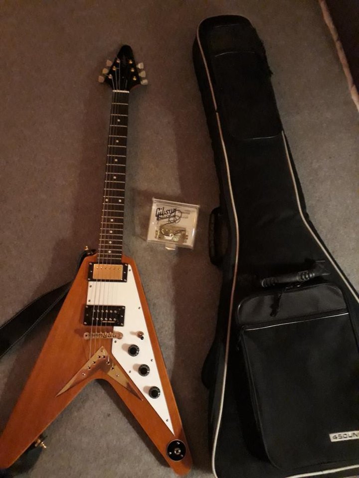 Epiphone flying V 1958 Korina...