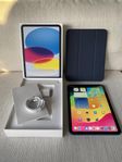 iPad 10th Gen, 64GB Wi-Fi i nyskick, garanti till nov 2025