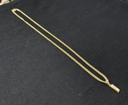 18K Pansar Halsband ink Hänge 29G